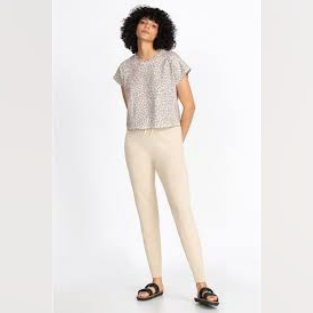 Johnny Was Calme Jogger Cashmere Fleece Taupe - Picture 5 of 13